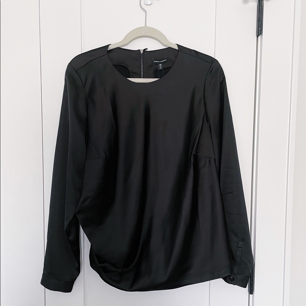 Universal Standard | Satin Gathered Tie Top